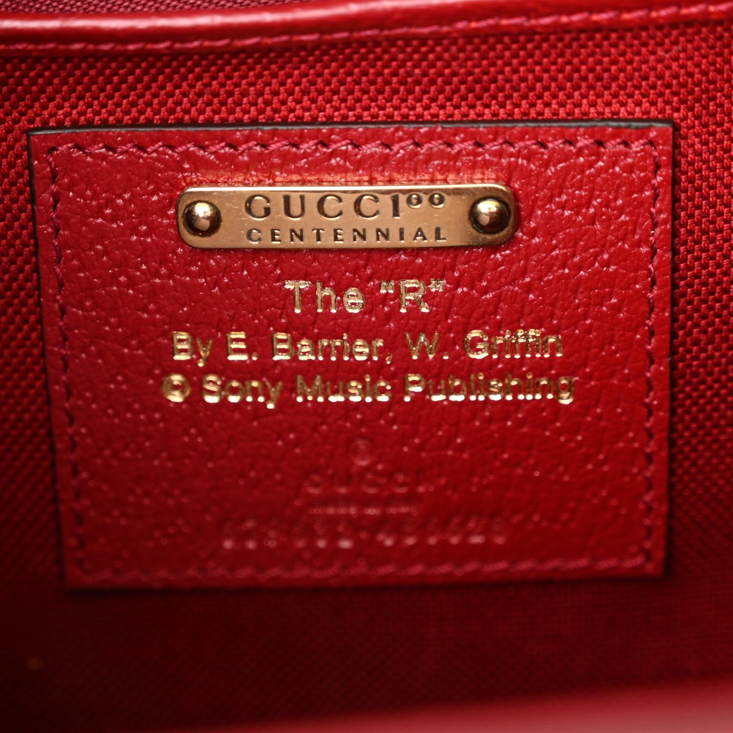 New Rare Gucci 100 Limited Edition Bamboo MUSIC IS MINE 1947 Medium Bag For Sale 1