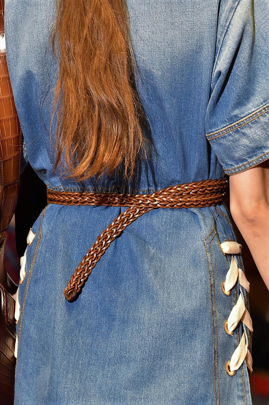 Neu Seltenes Gucci Laufsteg Ad Denim-Kleid aus Denim F/S 2015 Gr. 40 $2950, neu im Angebot 15