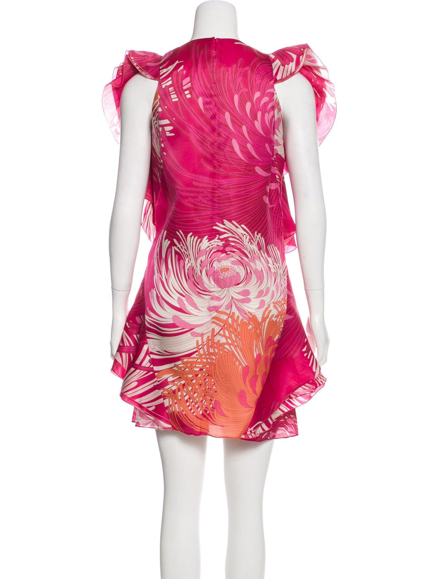 New Rare Gucci Runway Ad Silk Dress S/S 2013 Sz 40 $3499 9