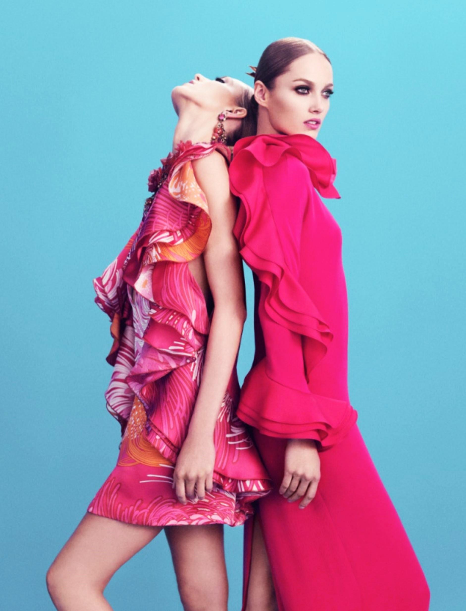 Red New Rare Gucci Runway Ad Silk Dress S/S 2013 Sz 40 $3499