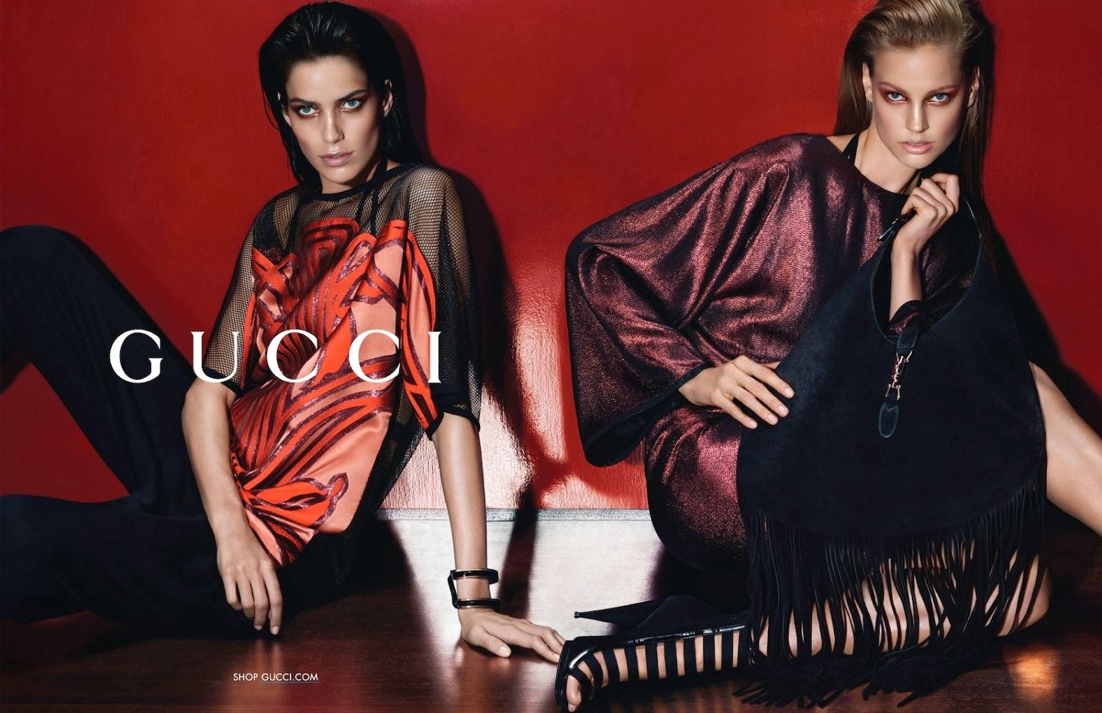 New Rare Gucci Runway Ad Silk Pantsuit Jacket & Pants S/S 2014 Sz 44/38  7