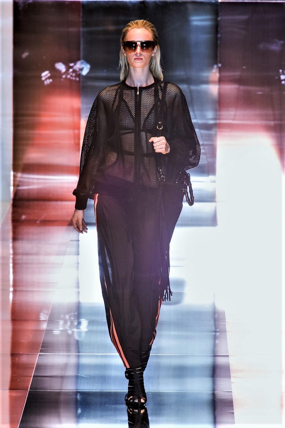 New Rare Gucci Runway Ad Silk Pantsuit Jacket & Pants S/S 2014 Sz 44/38  10