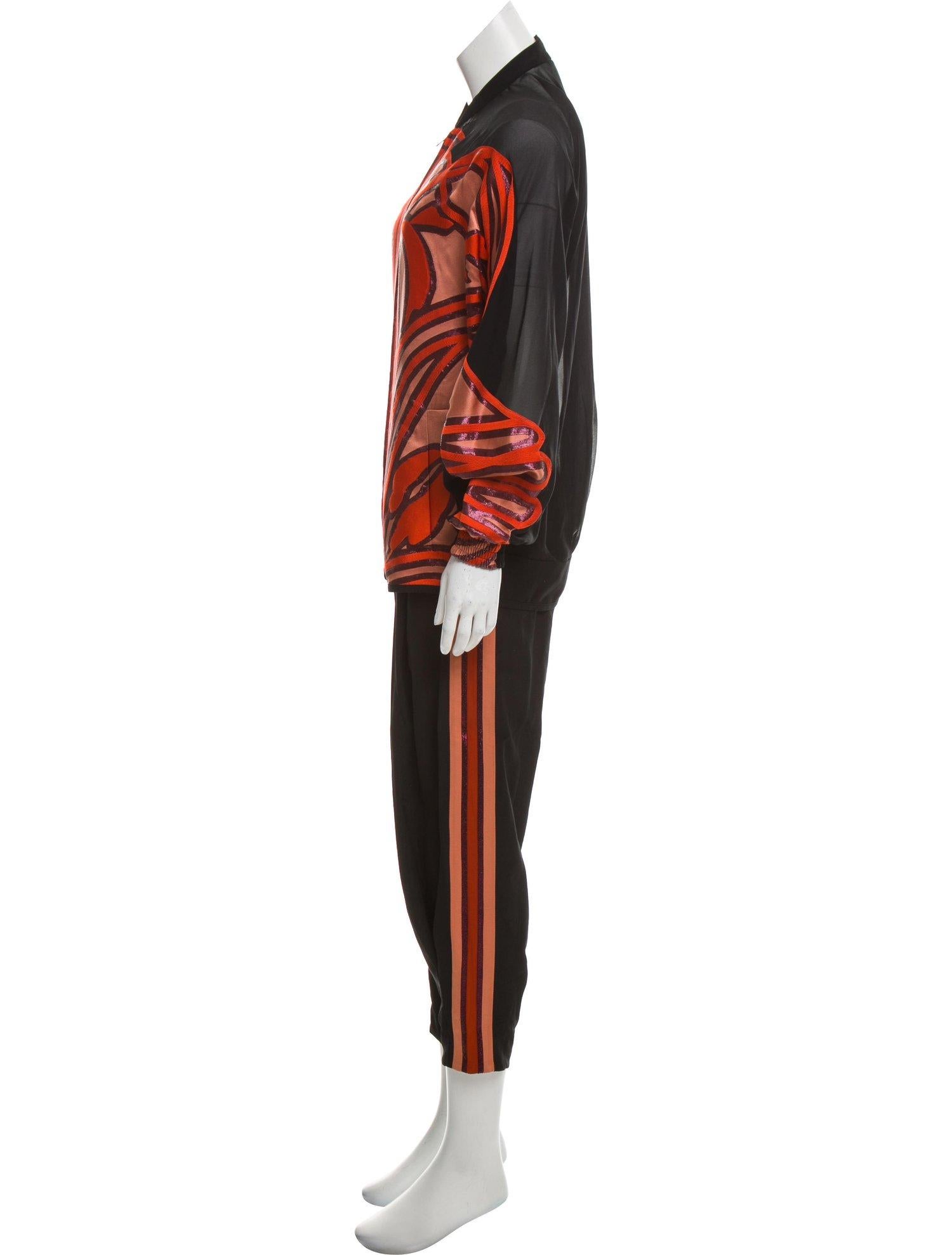 New Rare Gucci Runway Ad Silk Pantsuit Jacket & Pants S/S 2014 Sz 44/38  2