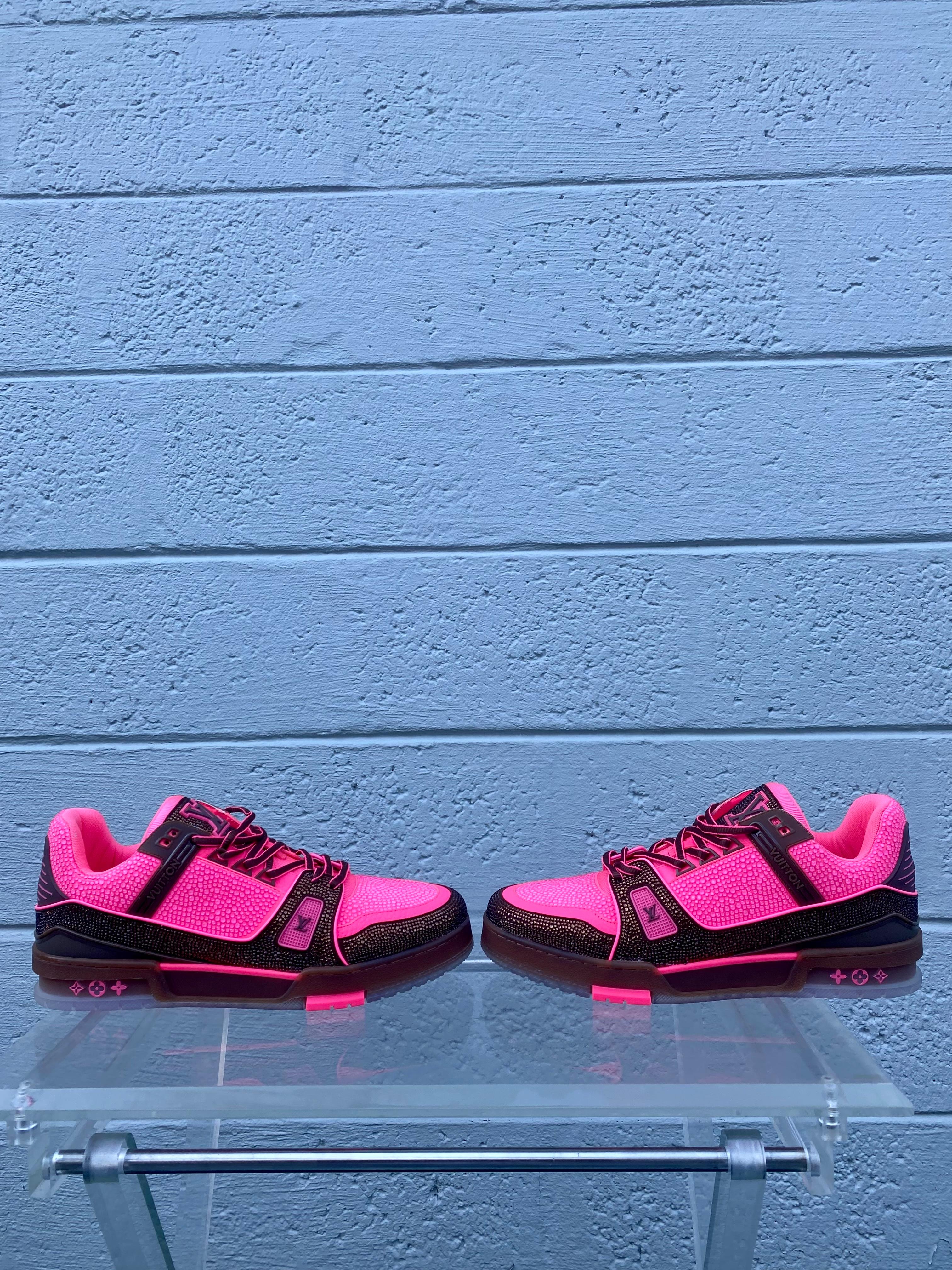 Men's New Rare Limited Edition Louis Vuitton Pink shoes For Sale
