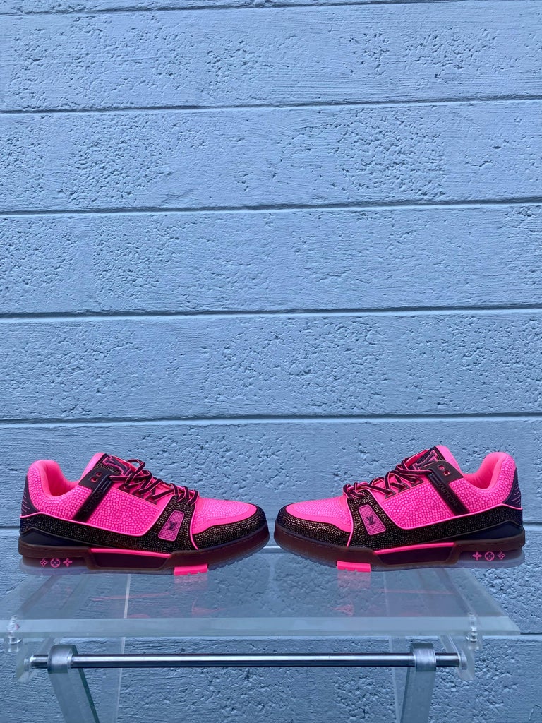 Rare Limited Edition LV Trainer Sneaker (RED)