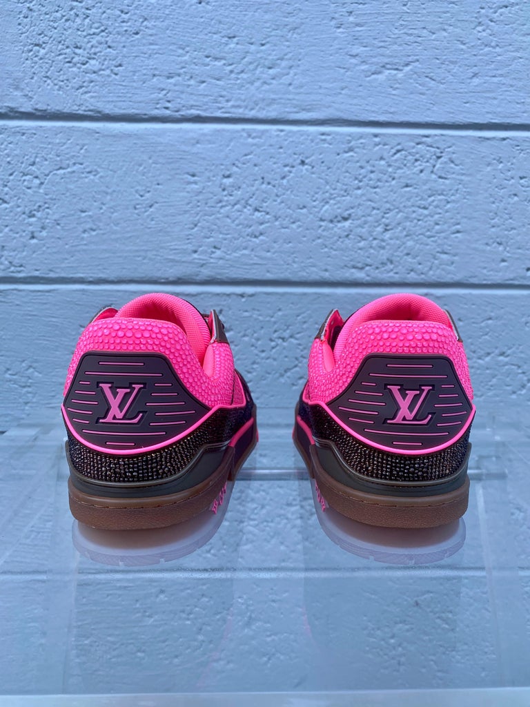 Louis Vuitton Pink  Sneakers fashion, Louis vuitton sneakers, Louis  vuitton shoes