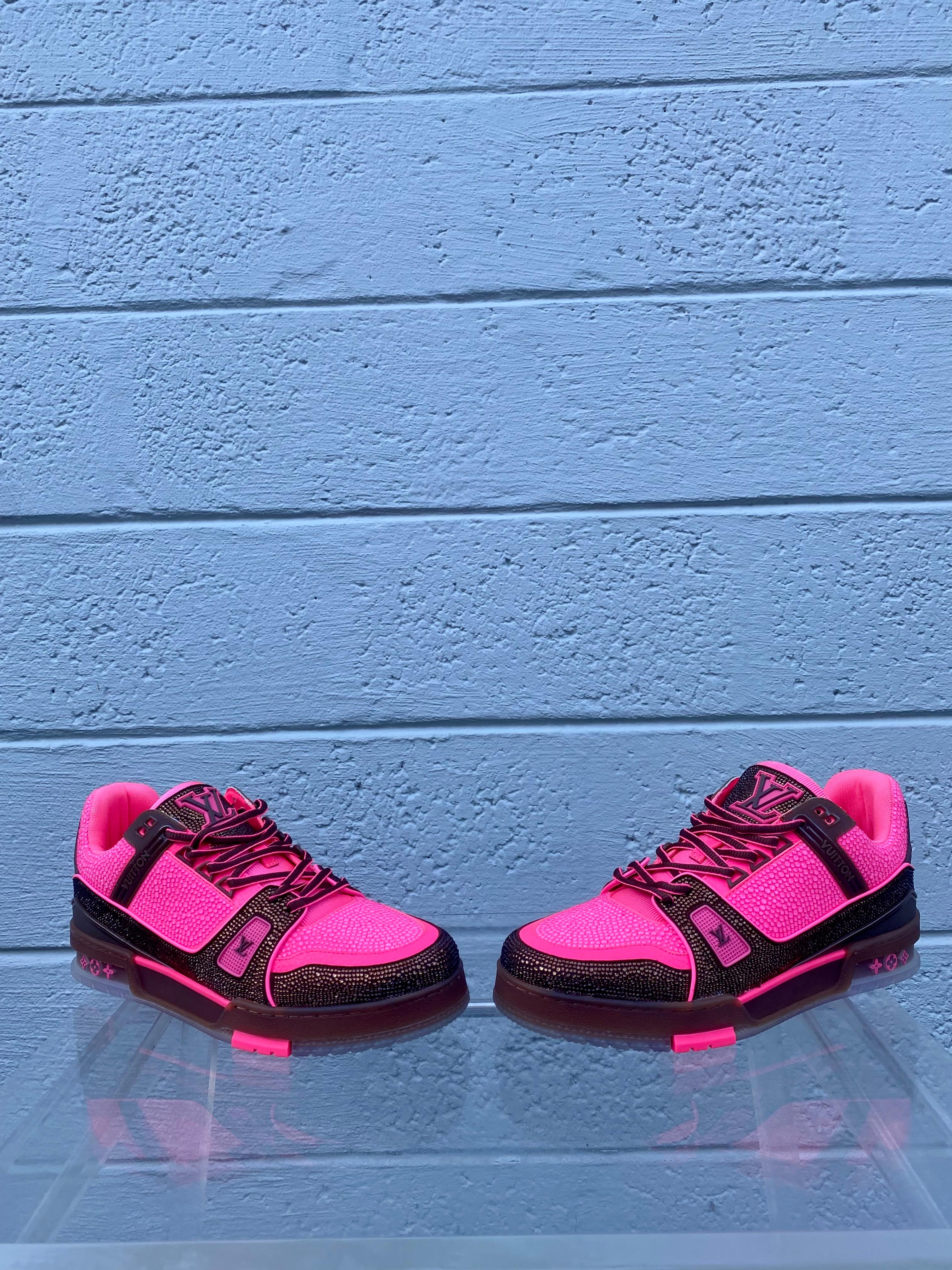 New Rare Limited Edition Louis Vuitton Pink shoes For Sale 3