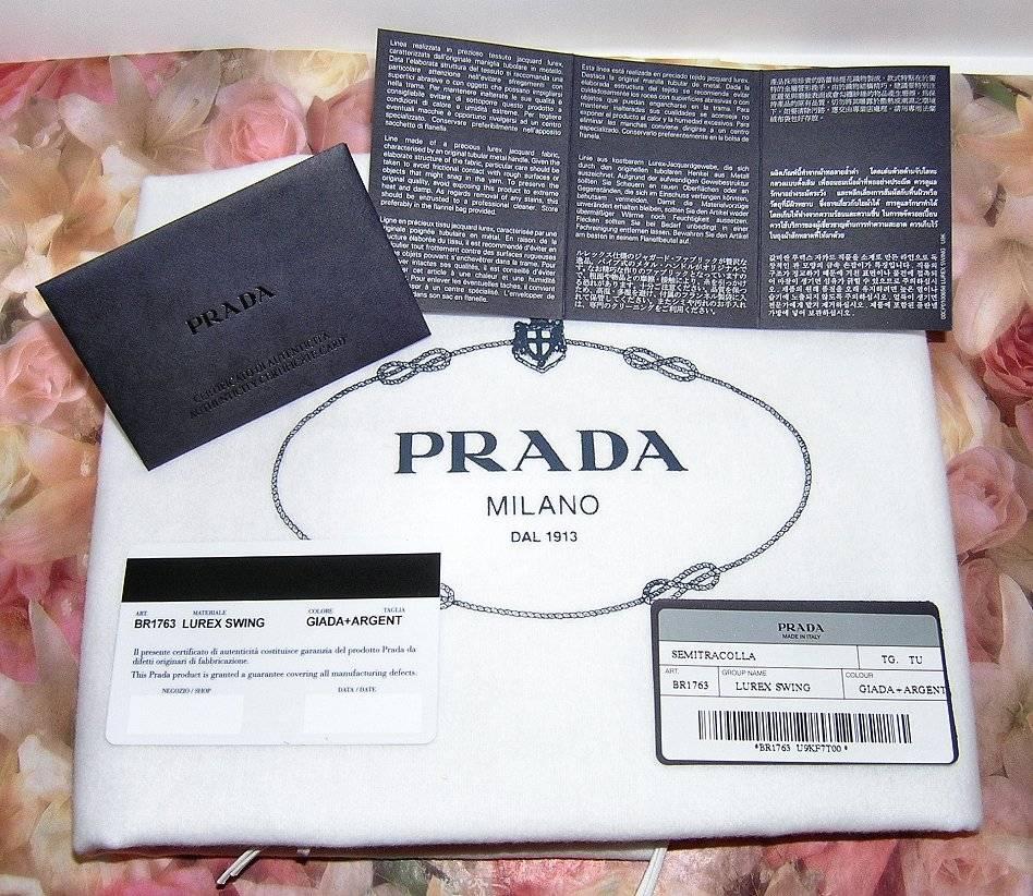 New Rare Prada Limited Edition Lurex Swing Corset Bag 4
