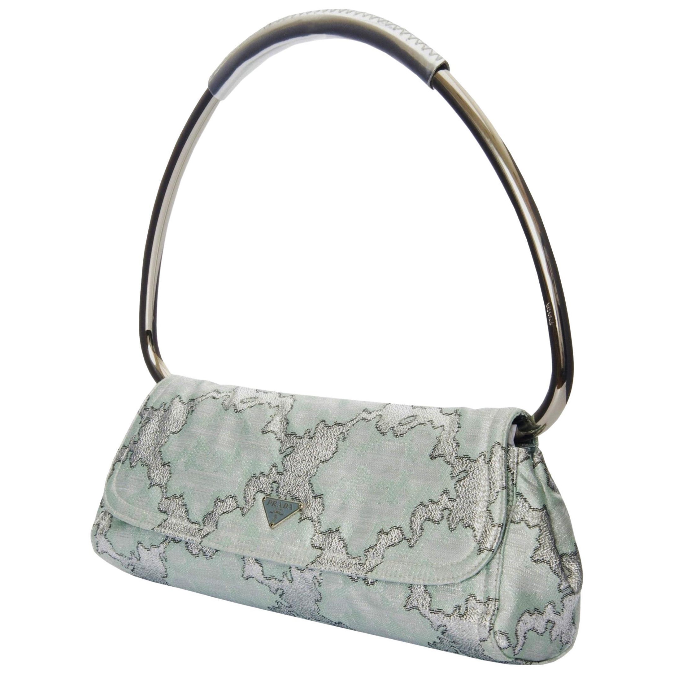 New Rare Prada Limited Edition Lurex Swing Corset Bag