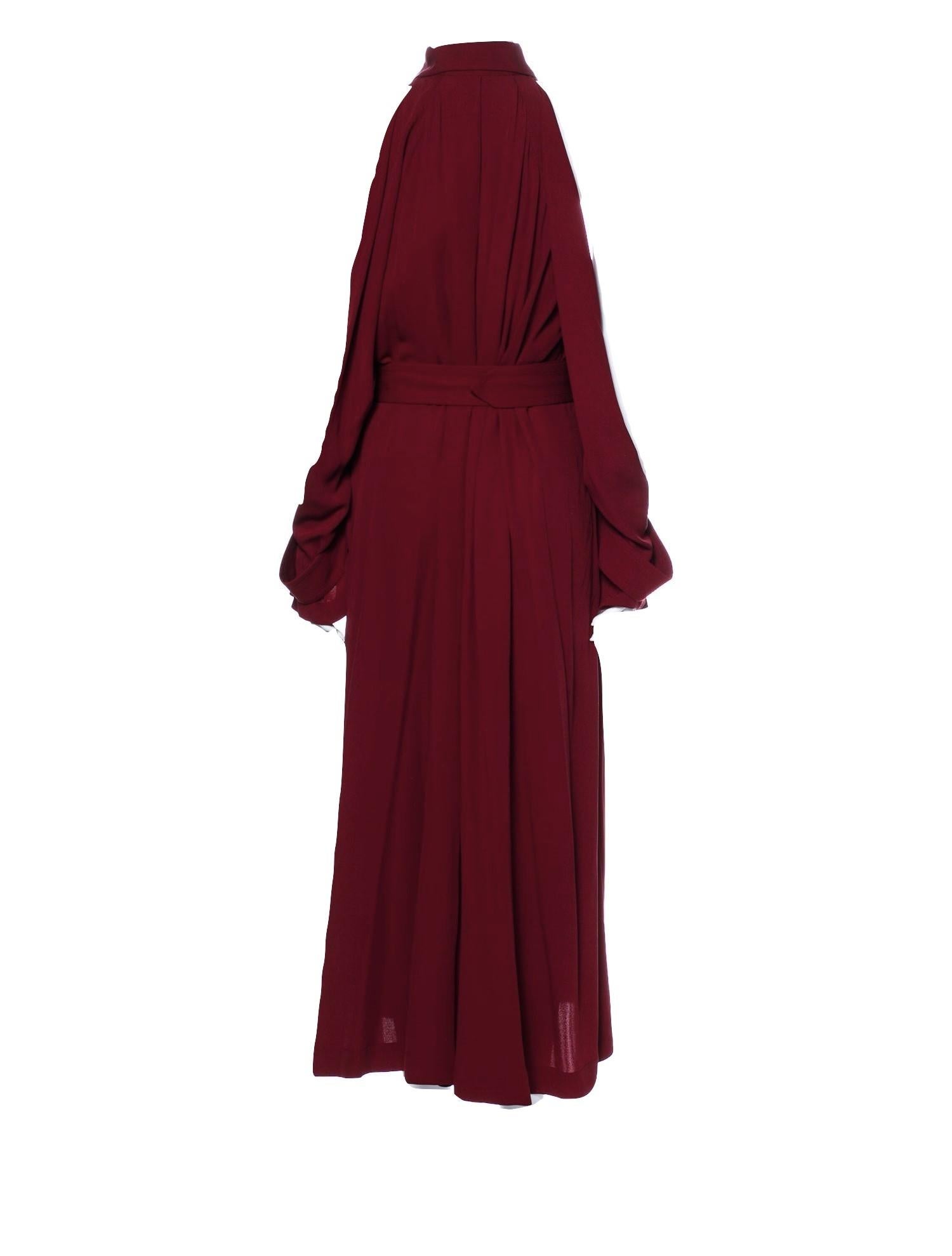 New Rare Salvatore Ferragamo Red Silk Dress F/W 2018  With Tags $3200 Sz 42 1
