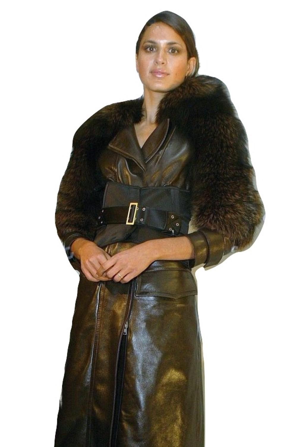 New Rare Tom Ford for Gucci F/W 2003 Fox Fur Gaga Runway Jacket Coat  $9, 650 4