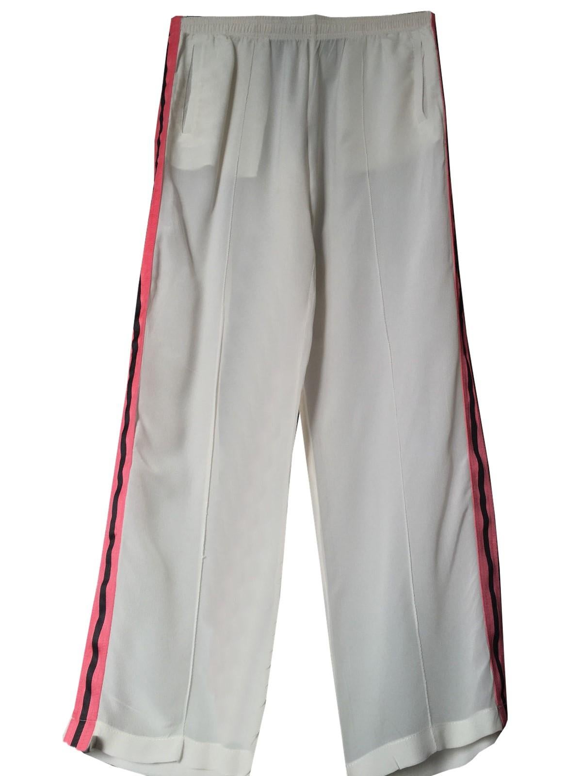 New Rare Tom Ford For Gucci Farewell Collection Silk Runway Pants 2004 Sz 44 8