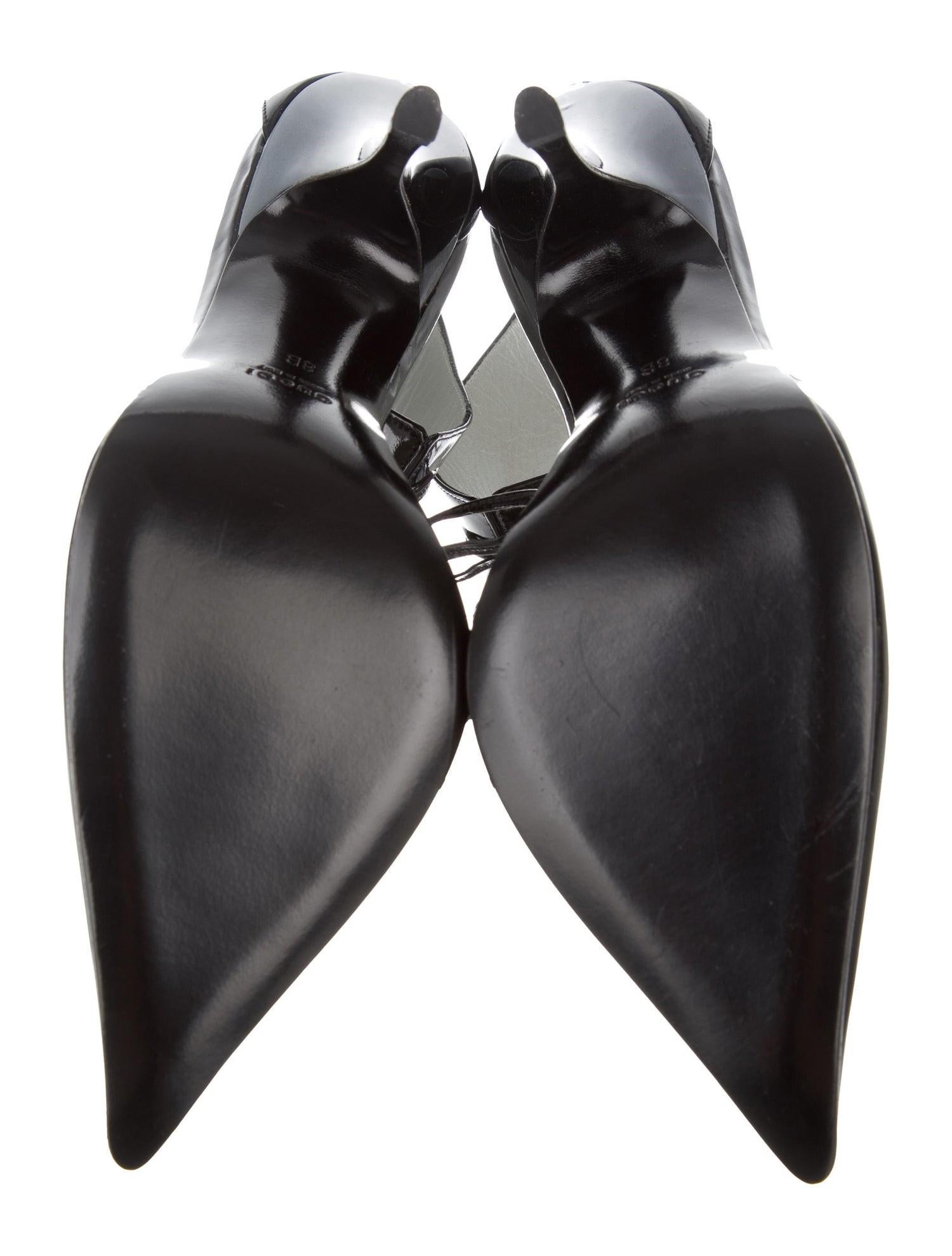 Seltene Tom Ford für Gucci Kate Moss Ad Runway Heels Pumps mit Absatz Gr. 8, neu im Angebot 5