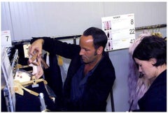 Seltene Tom Ford für Gucci Satin Ballerina Ad Laufsteg Pumps mit Absatz Gr. 37.5