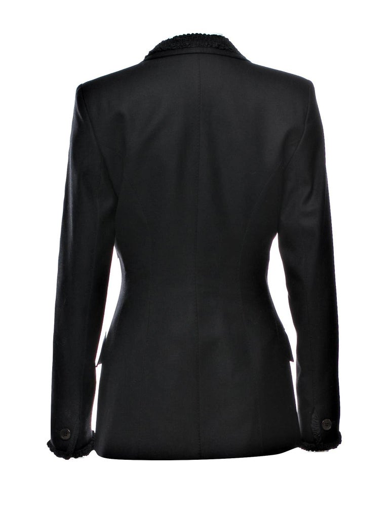 New Rare Tom Ford for Yves Saint Laurent YSL F/W 2001 Runway Coat Jacket Sz 36 For Sale 5