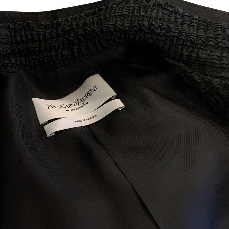 New Rare Tom Ford for Yves Saint Laurent YSL F/W 2001 Runway Coat Jacket Sz 36 For Sale 9
