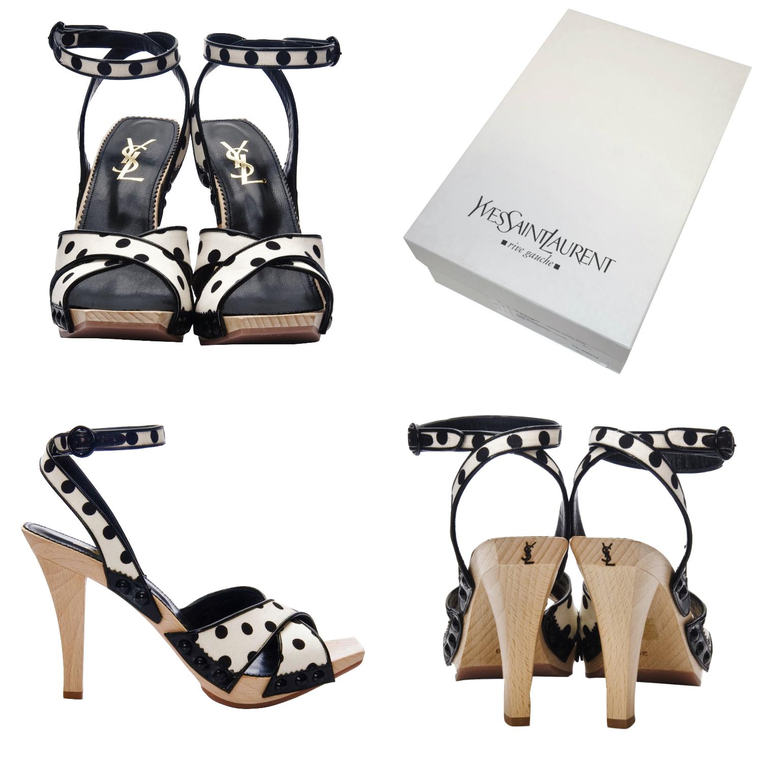 Beige Nuovo Raro Tom Ford for Yves Saint Laurent YSL Tacchi Sz 38 in vendita