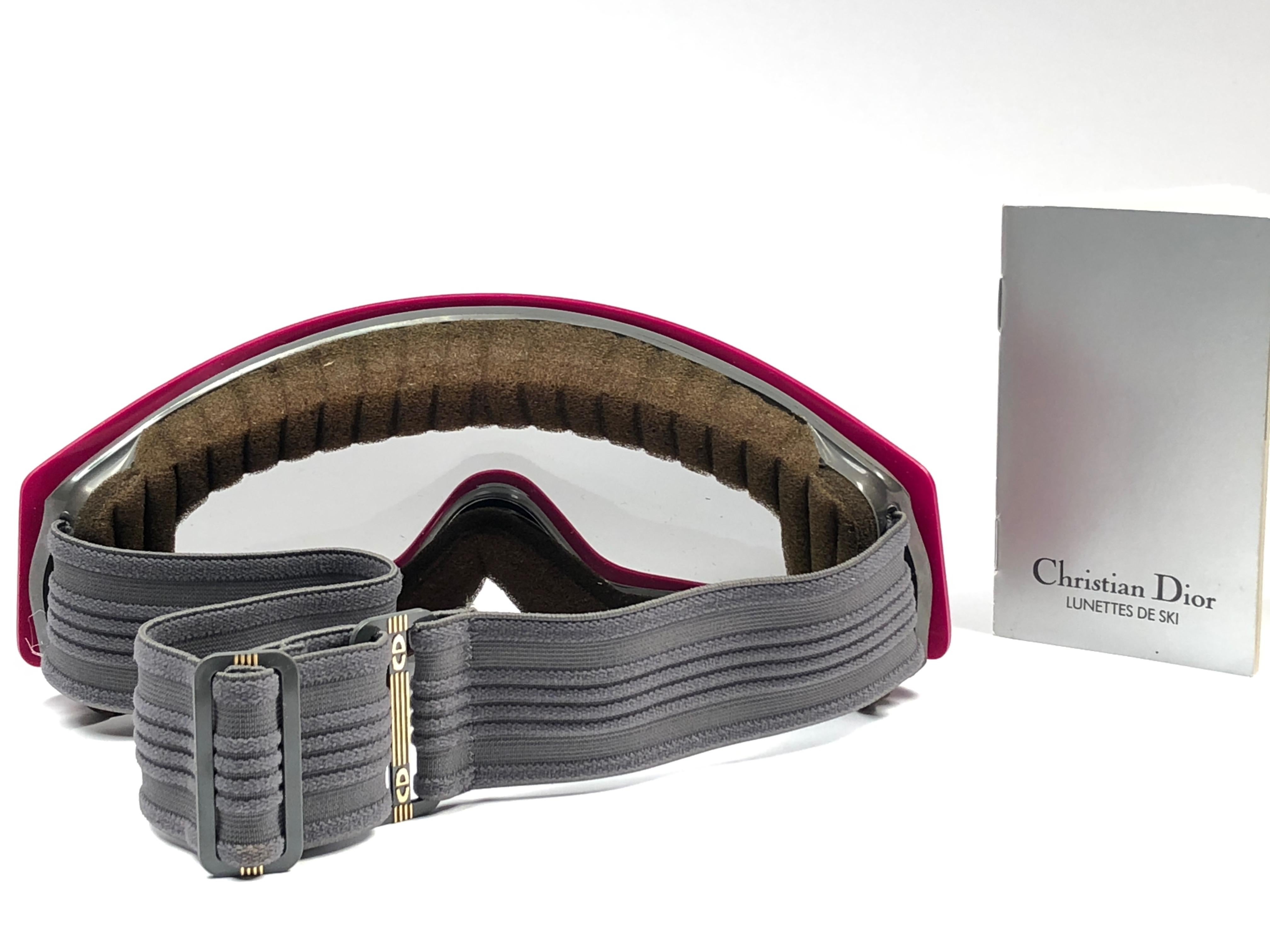 Seltene seltene Vintage Christian Dior Ski Wechselbare Sammlerstücke Sonnenbrille Deutschland für Damen oder Herren im Angebot