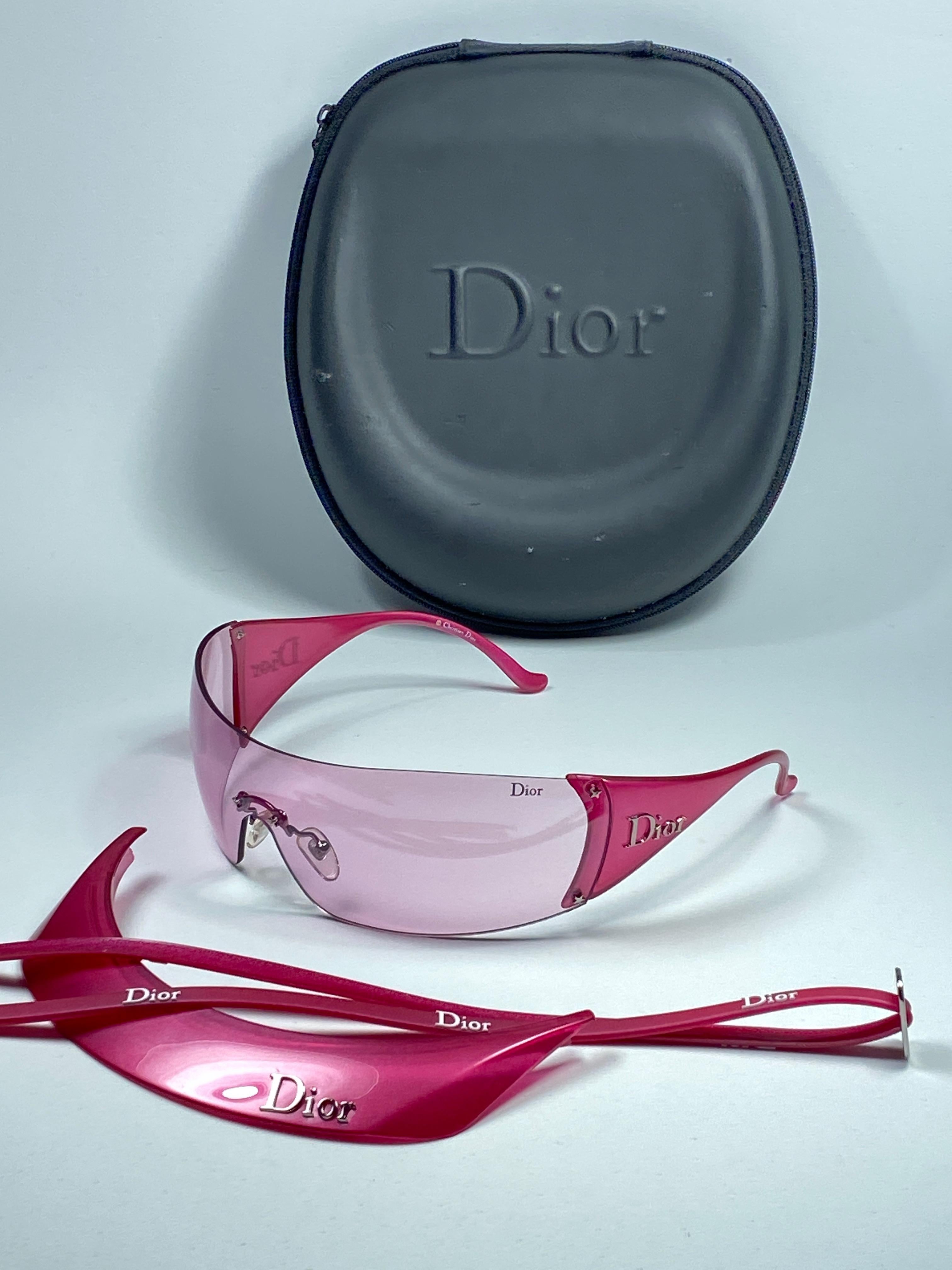 pink vintage dior sunglasses