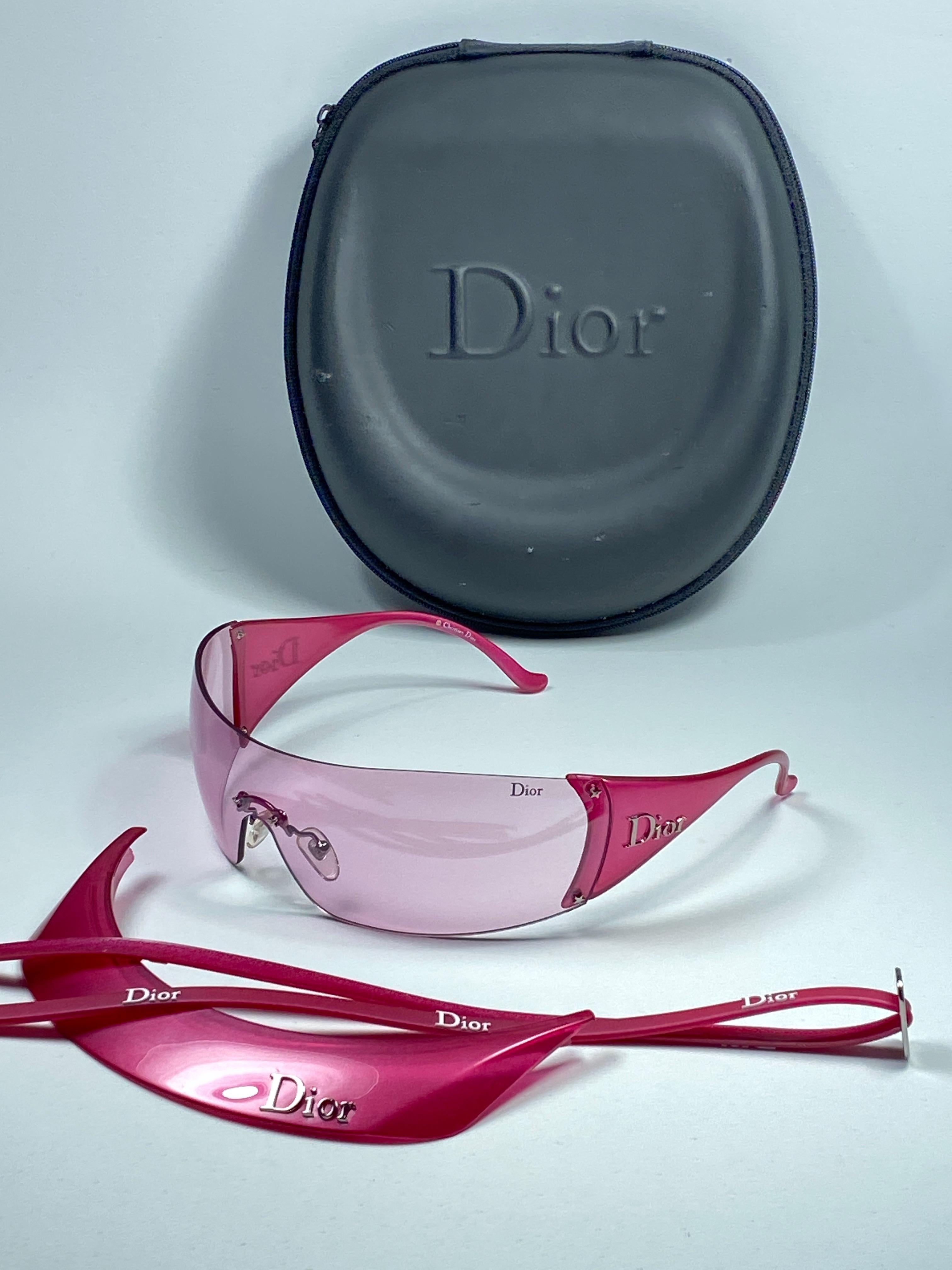 pink dior sunglasses vintage