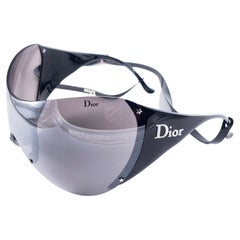New Rare Vintage Christian " SKI " Black Bubble Collector Item Sunglasses
