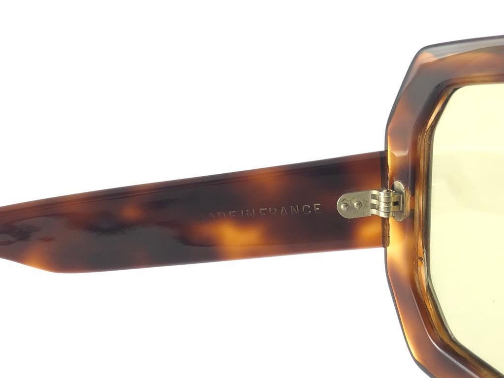 New Rare Vintage Lanvin by Philippe Chevallier Medium Tortoise 1960 Sunglasses 4
