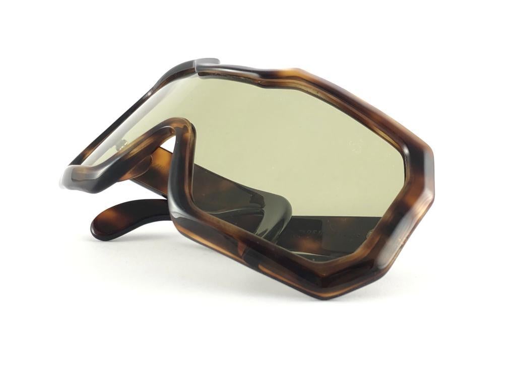 New Rare Vintage Lanvin by Philippe Chevallier Medium Tortoise 1960 Sunglasses 3