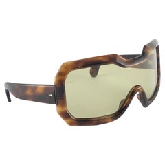 New Rare Retro Lanvin by Philippe Chevallier Medium Tortoise 1960 Sunglasses