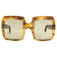 New Rare Vintage Lanvin by Philippe Chevallier Oversized 1960's Sunglasses