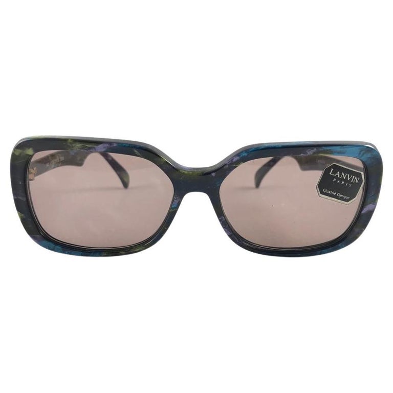 New Rare Vintage Lanvin Concorde Marbled Blue 1980  display picture 1