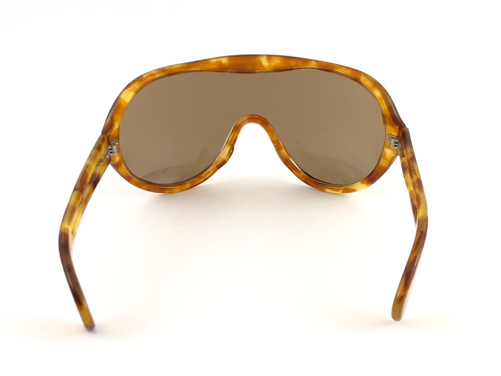 New Rare Vintage Philippe Chevallier Light Tortoise Miles Davis 1960 Sunglasses For Sale 1
