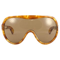 Nuevas y raras gafas de sol Vintage Philippe Chevallier Light Tortoise Miles Davis 1960