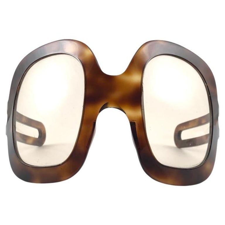 New Rare Vintage Philippe Chevallier Mask Tortoise Oversized  display picture 1