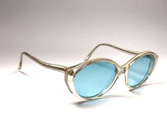 Pierre Marly Maggy - Lunettes de soleil vintage rares et transparentes, années 1960, état neuf