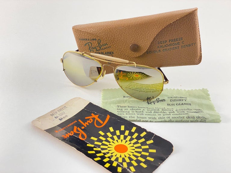 Ray Ban Deep Freeze 12K Gold Kalichrome Sammler Artikel USA Sonnenbrille im  Angebot bei 1stDibs