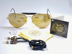 New Ray Ban Olympic Series 1992 RB50 62Mm Outdoorsman Collector Item Sunglasses