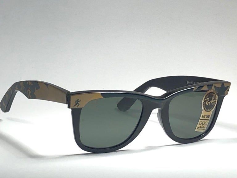 New Ray Ban The Wayfarer Olympics Atlanta 1996 B&L USA 80's Sunglasses For Sale at 1stDibs ray