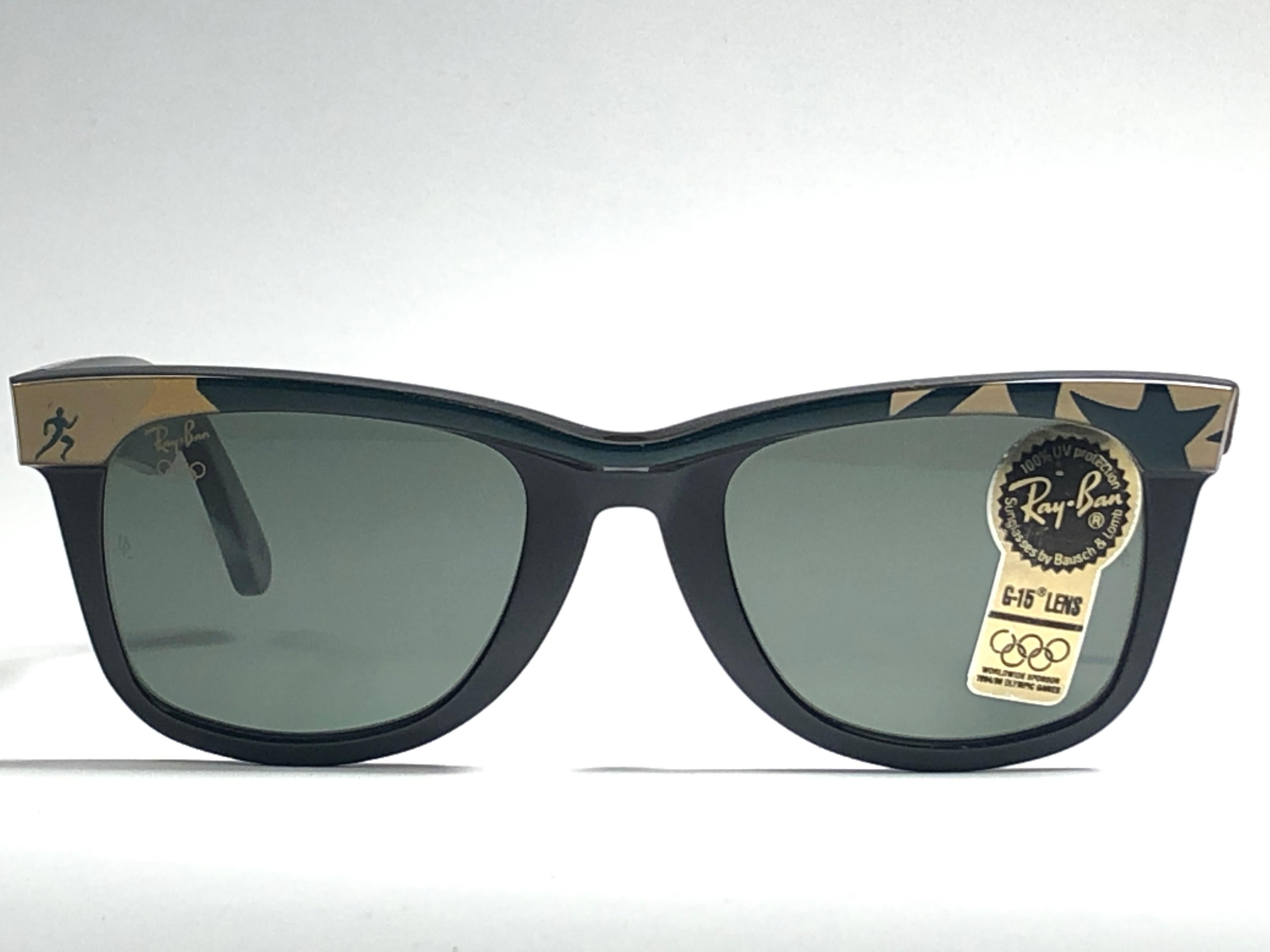 Women's or Men's New Ray Ban The Wayfarer Olympics Atlanta 1996 B&L USA 80's Sunglasses