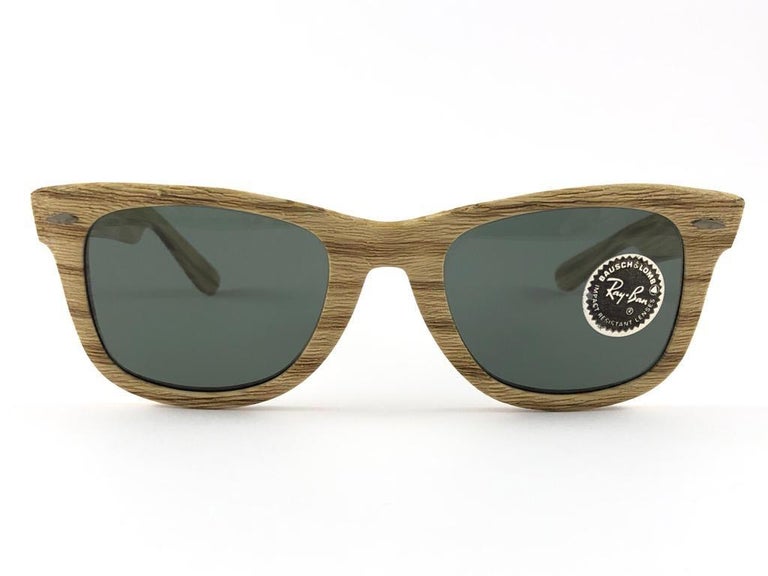 New Ray Ban The Wayfarer Woodies Driftwood Edition Collector USA