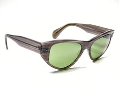 Mint Ray Ban Vagabond 1960's Mid Century Green Lenses B&L USA Sunglasses