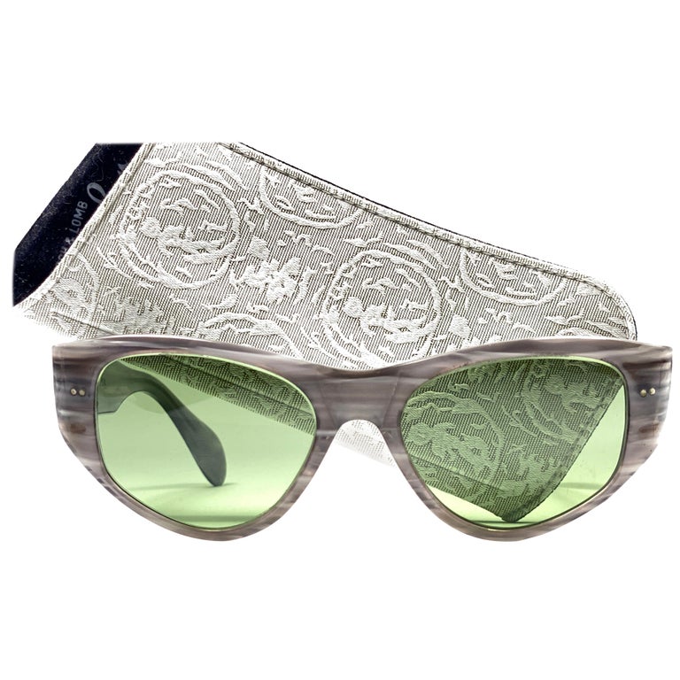 New Ray Ban Vagabond 1960's Mid Century Green Lenses B&L USA Sunglasses For  Sale at 1stDibs