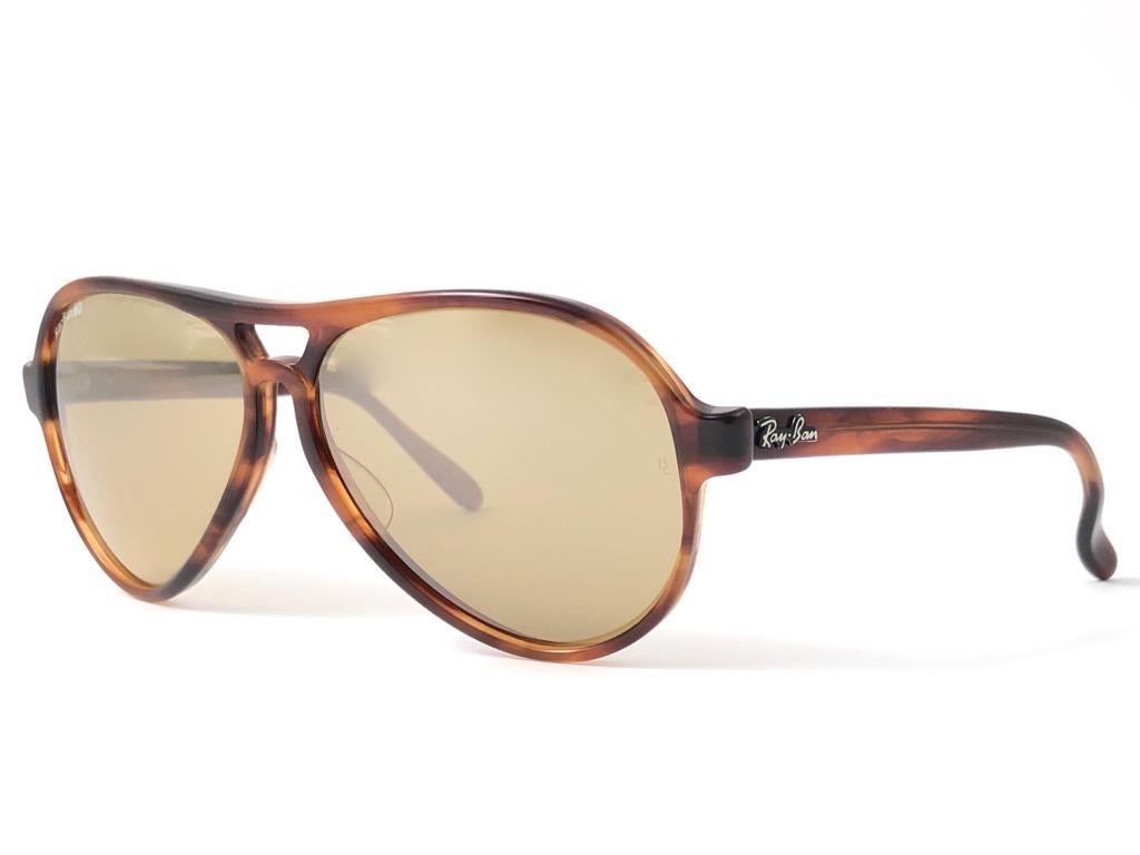 Women's or Men's New Ray Ban Vagabond Tortoise RB50 Lens Sunglasses Made in USA 