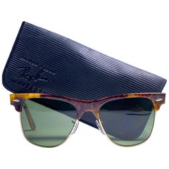 Neu Ray Ban Wayfarer Max Medium Tortoise RB3 Gläser USA 80er Jahre Sonnenbrille