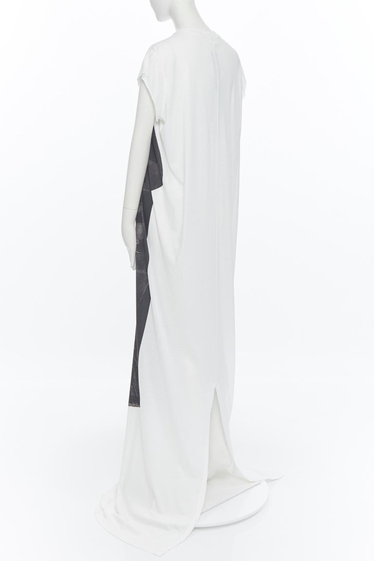 New RICK OWENS DRKSHDW SS18 Dirt Jumbo White Black Photo Print T shirt new-rick-owens-drkshdw-ss18-dirt-jumbo-white-black-photo-print-t-shirt