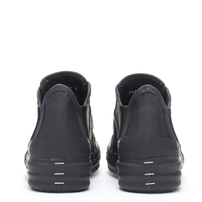 new RICK OWENS Geobasket Mummy Plaster wrapped black mid top sneaker ...