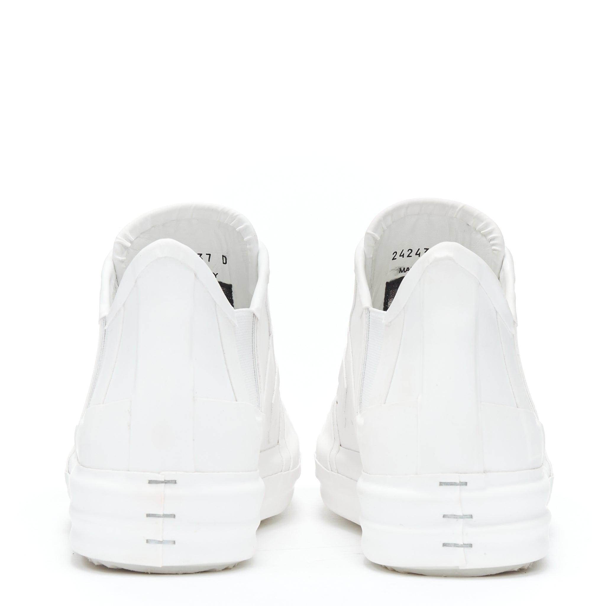 new RICK OWENS Geobasket Mummy Plaster wrapped white mid top sneaker EU36 Pour femmes en vente