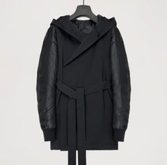 New Rick Owens goose down hooded coat runway collection: Plinth F/W 2013