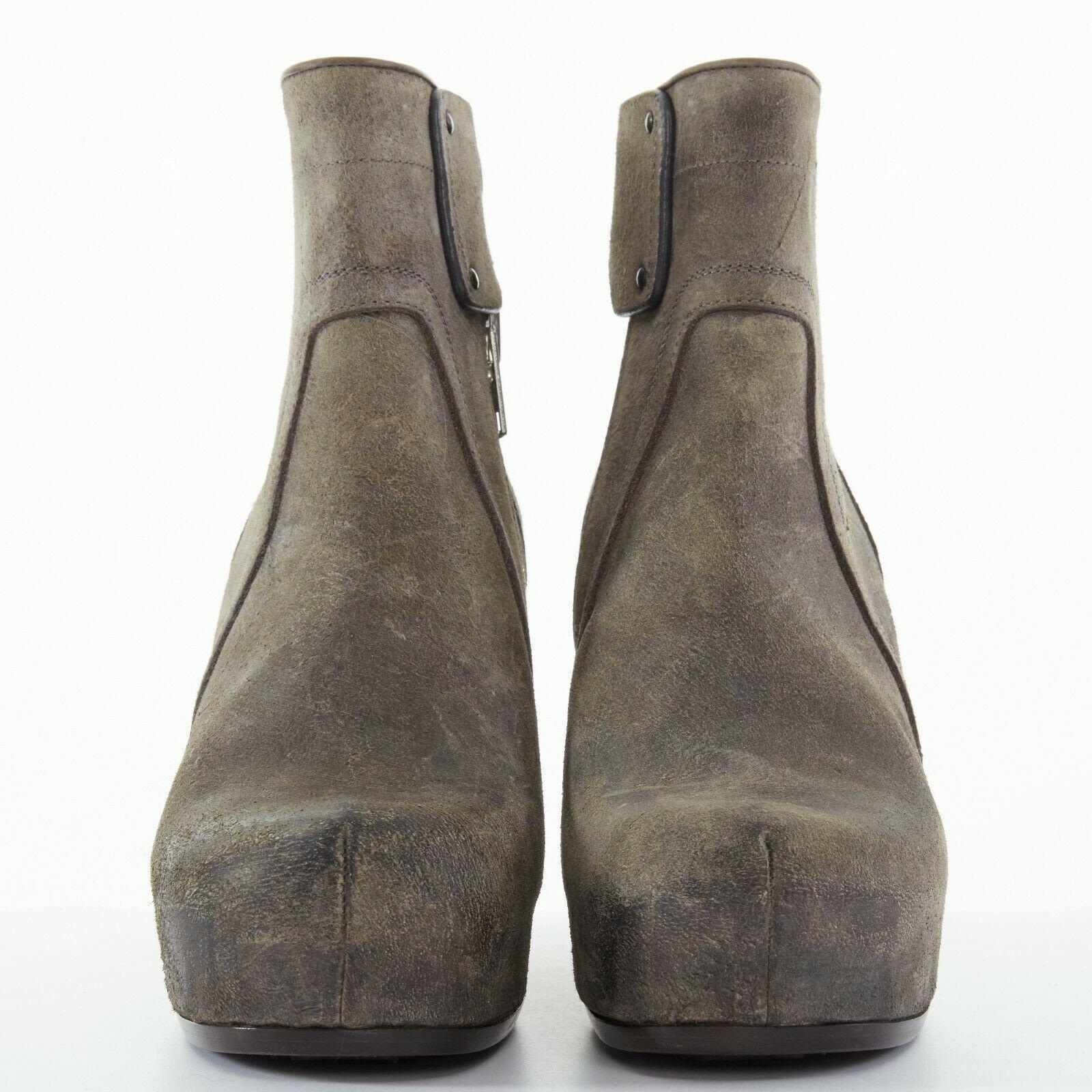 grey wedge bootie