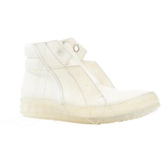 neu RICK OWENS Island Dunk lange Gewinde notleidende Milch klare Sohle dunk EU36.5