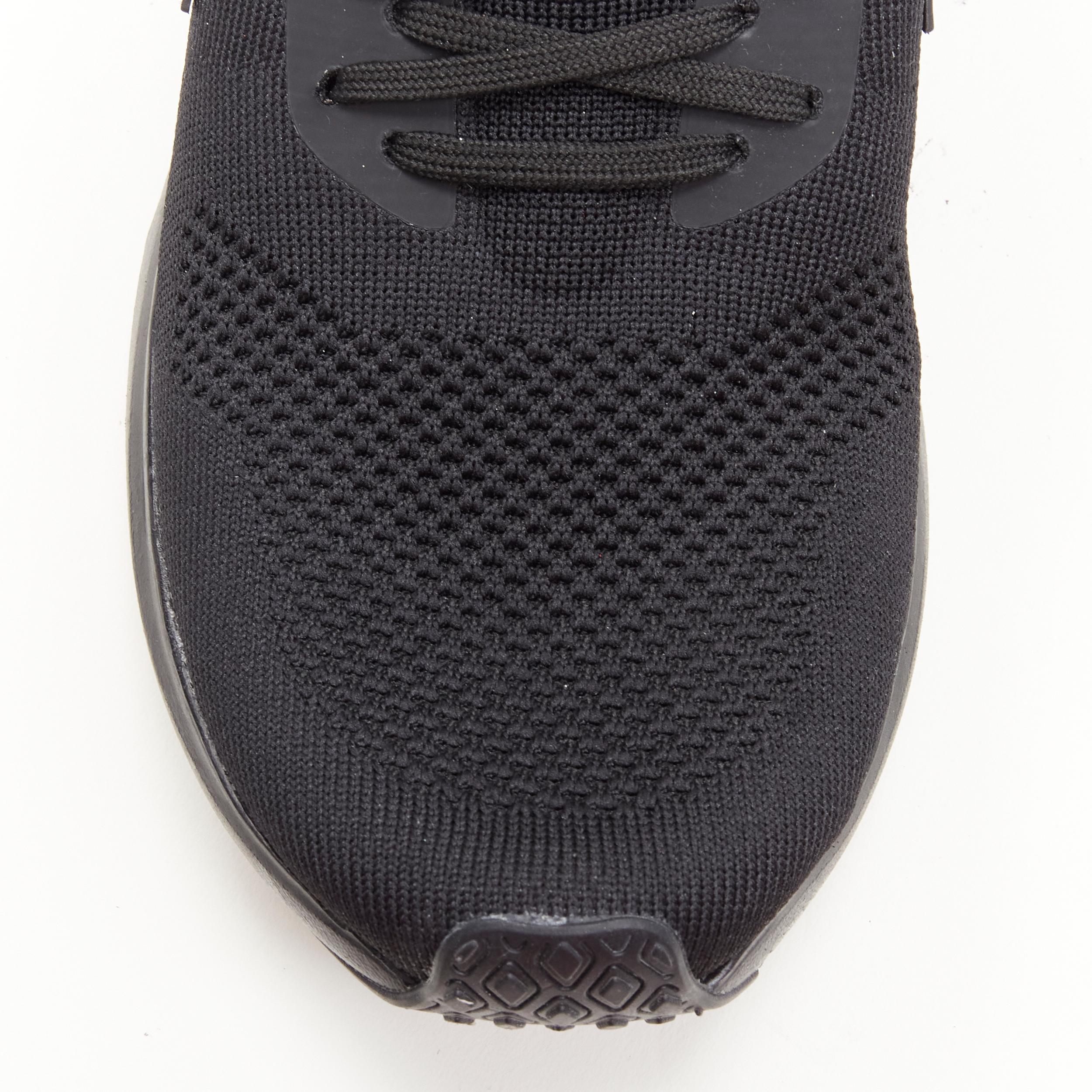 new RICK OWENS VEJA Runner Style 2 V-Knit Black sneaker EU41 en vente 1